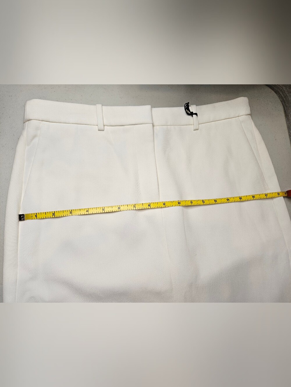 NWT J. Crew Trouser pencil skirt in four-season stretch Ivory Size 8 - Picture 10 of 16